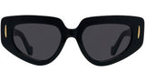 Anagram Black Geometric Sunglasses