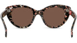 Boke Flower Havana Cat eye Sunglasses