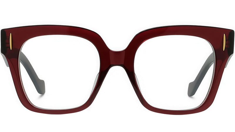 Anagram Bordeaux Geometric Sunglasses