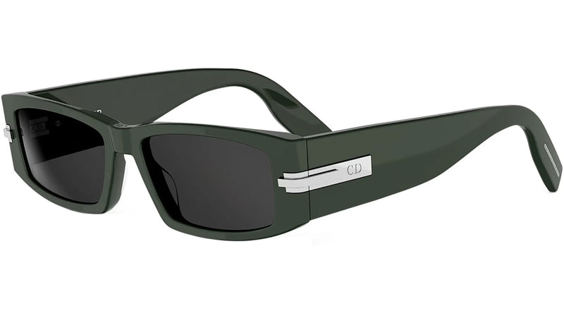 DiorBlackSuit XL S5I Dark Green Rectangular Sunglasses