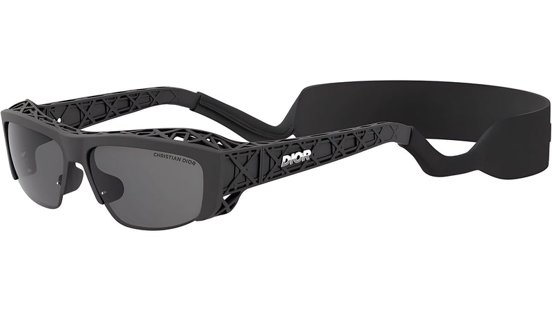 Dior3D S4U Matte Black Wrap Sunglasses