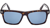 Buckley-02 FT0906 52V Dark Havana Blue
