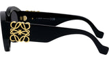Anagram Black Round Sunglasses