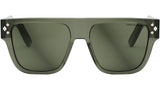 CD Diamond S6I Green Square Sunglasses