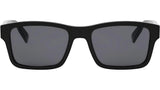 Tubogas Black Rectangular Sunglasses