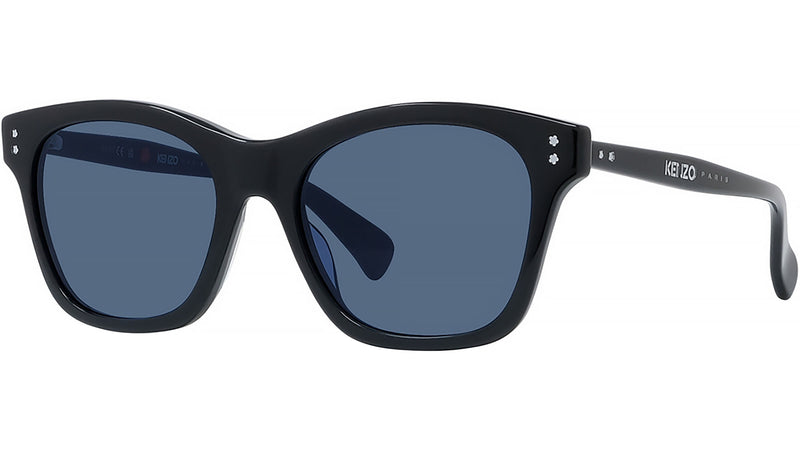 Boke Flower Black Square Sunglasses