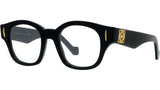 Anagram Black Geometric Eyeglasses