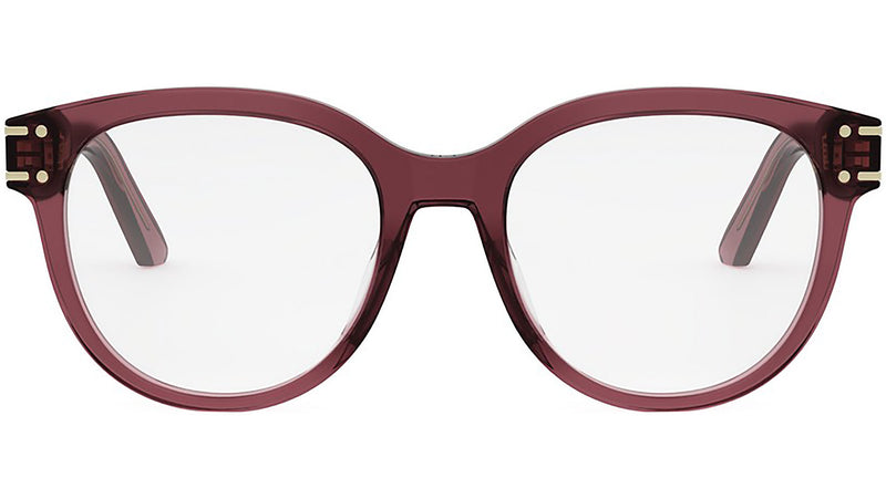 DiorSignatureO 3I Red Round Eyeglasses