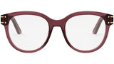 DiorSignatureO 3I Red Round Eyeglasses