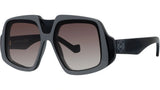 Anagram Black Geometric Sunglasses