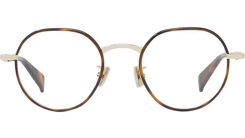 Boke Flower Yellow Round Eyeglasses