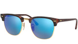 Clubmaster Flash Lenses RB3016 sand havana and gold